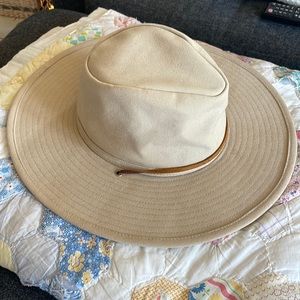 Canvas Brixton Hat - Leather strap